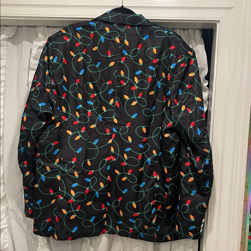 Men's Christmas Blazer & Tie - Ugly X-Mas Festive Jacket - Christmas nwt XXL